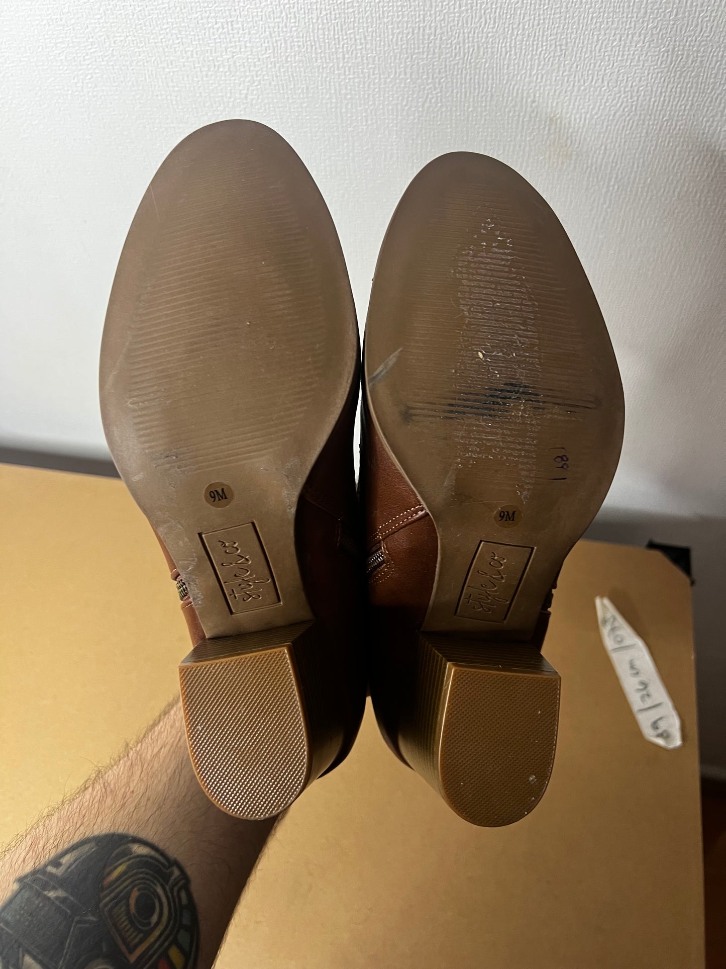 BOTINES STYLE & CO CAFE OSCURO N39