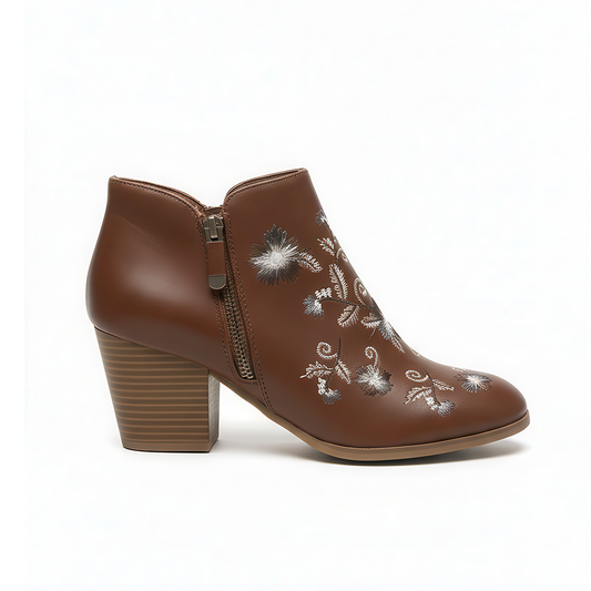 BOTINES STYLE & CO CAFE OSCURO N39