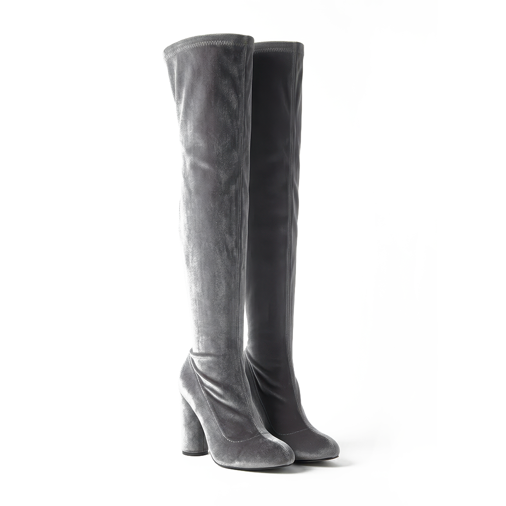 BUCANERA FRH TERCIOPELO GRIS N36