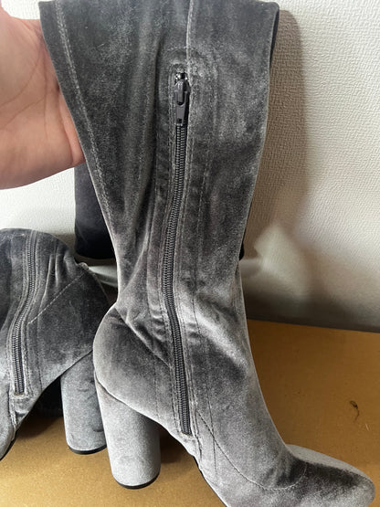 BUCANERA FRH TERCIOPELO GRIS N36